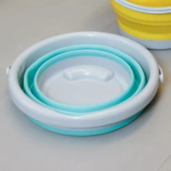 Aqua Collapsible Bucket
