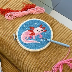 Axolotl Punch Needle