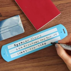 Blue Slap Luggage Tag