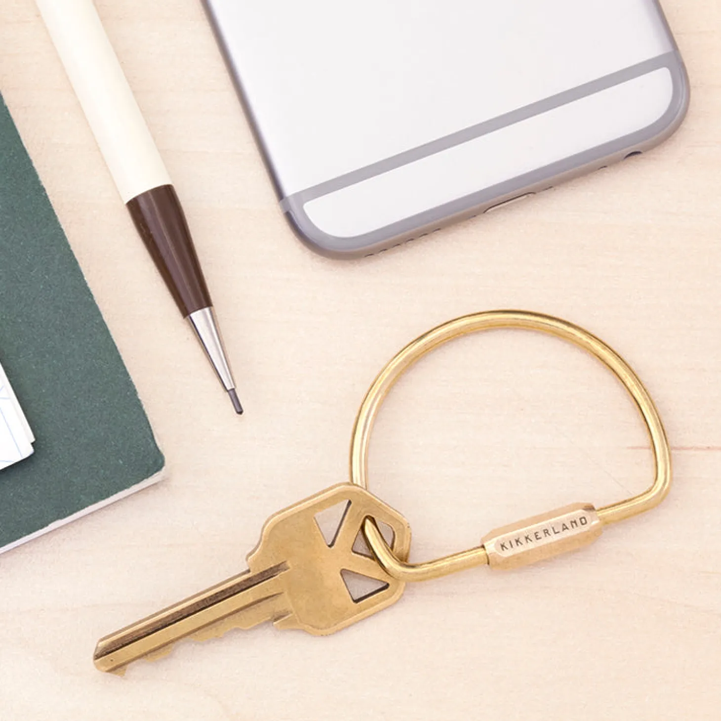 Brass Keyring