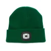 Bright LED Light Up Green Beanie Hat