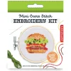Burger Mini Cross Embroidery Kit