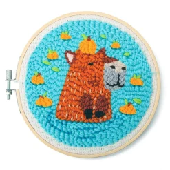 Capybara Punch Needle