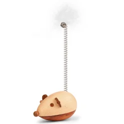 Cat Wooden Mouse Toy