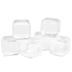 Clear Reusable Ice Cubes