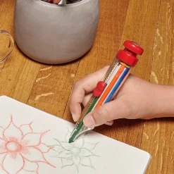 8 Color Crayon Pen