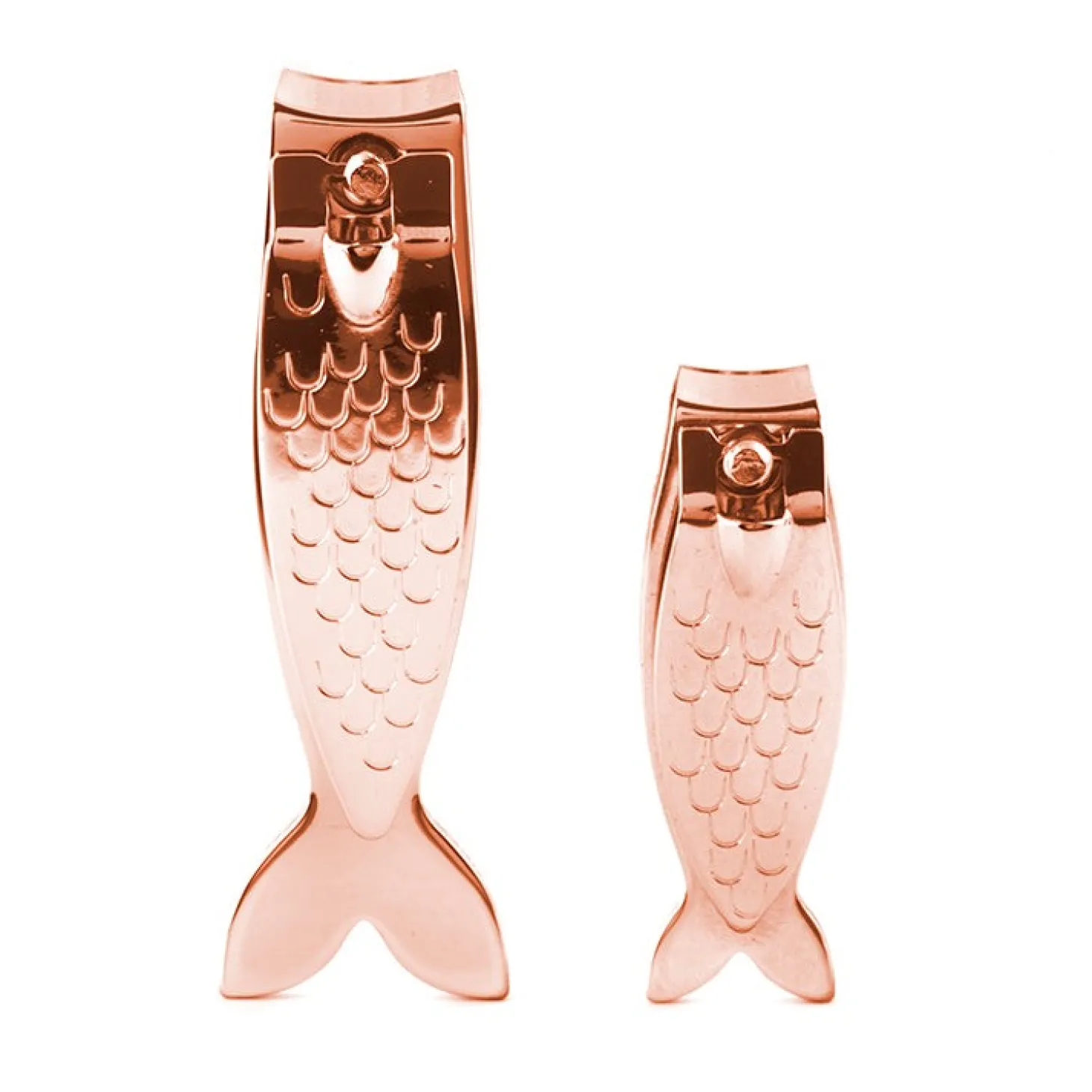 Copper Big Fish, Little Fish Nail Clippers Set