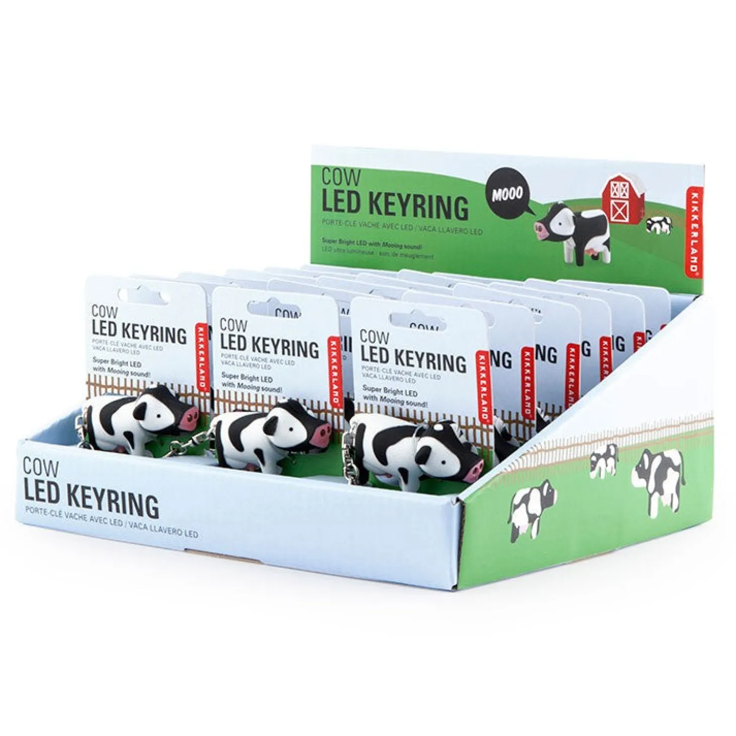 Cow LED & Sound Keychain