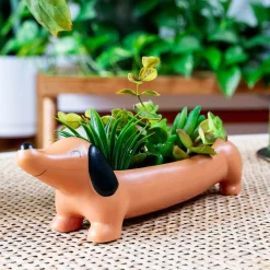 Daisy the Dachshund Planter