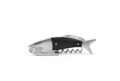 Dark Wood Fish Corkscrew