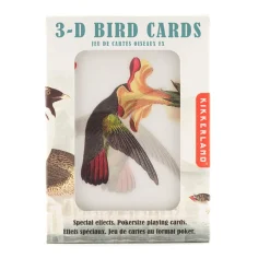 3-D Bird playing cards
