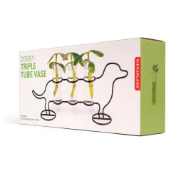 Doggy Triple Tube Vase
