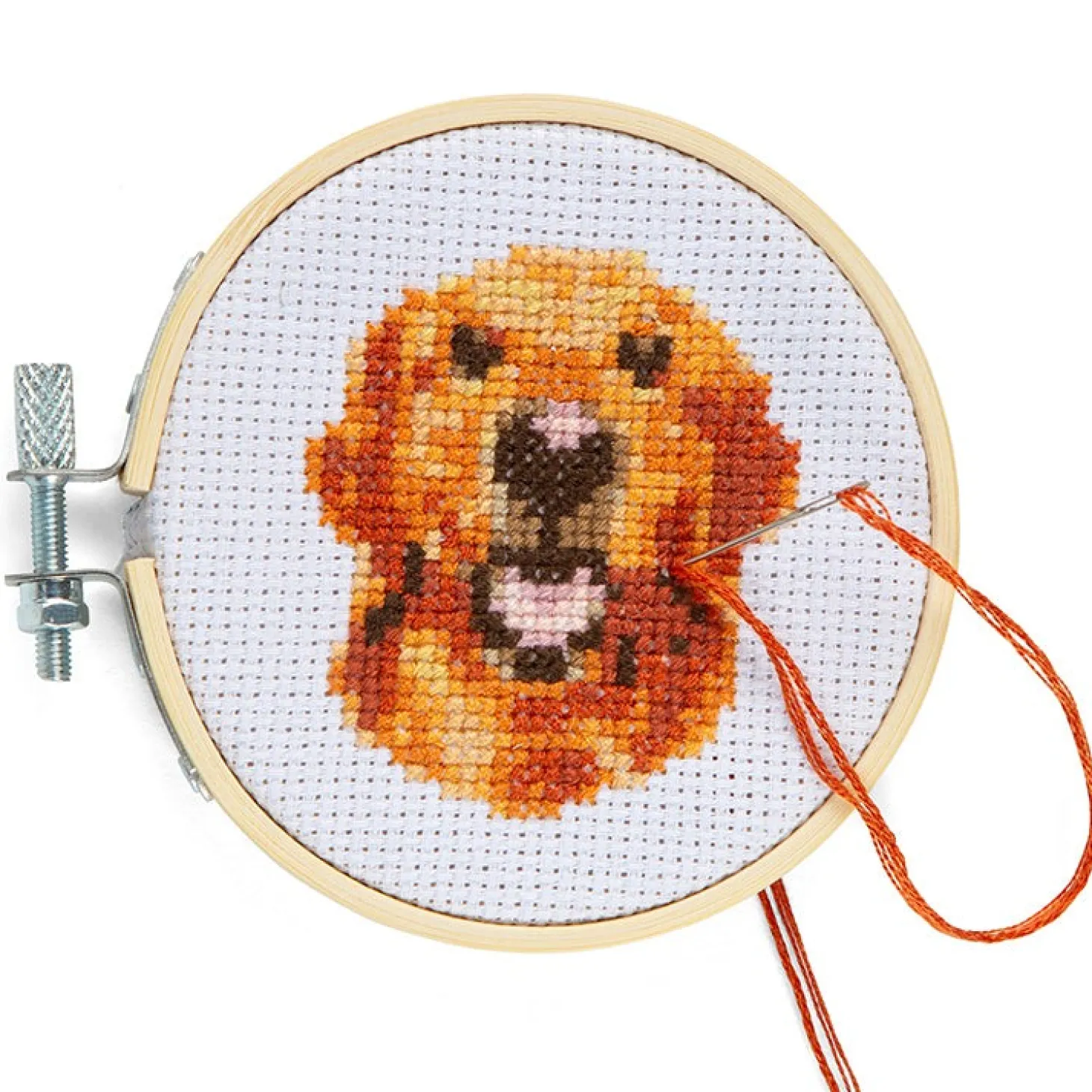 Dog Mini Cross Embroidery Kit