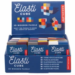 Elasti Cube 3D Wooden Puzzle