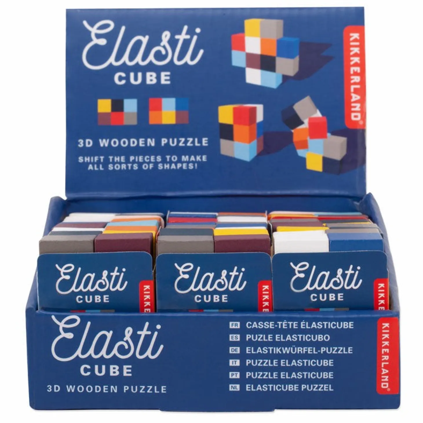 Elasti Cube 3D Wooden Puzzle
