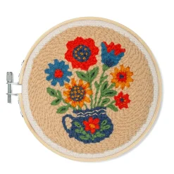 Flower Bouquet Punch Needle