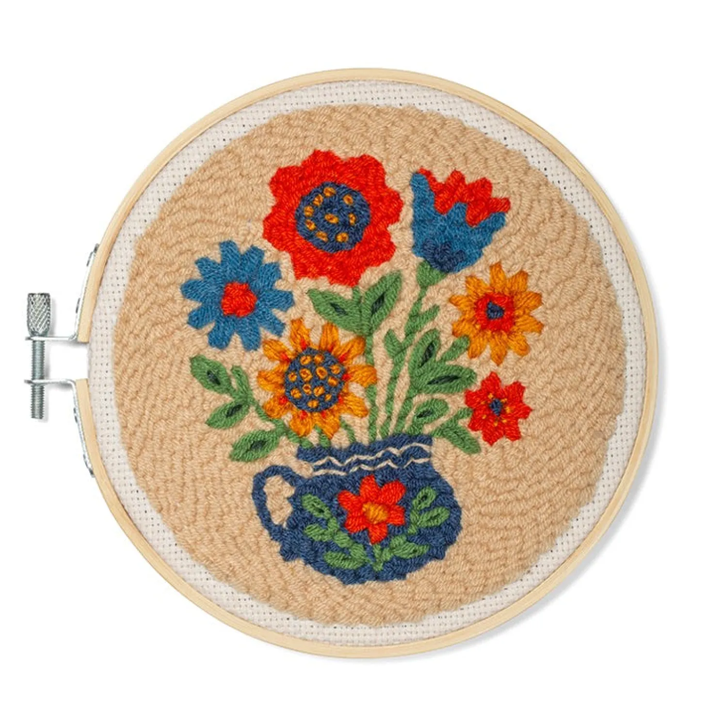 Flower Bouquet Punch Needle