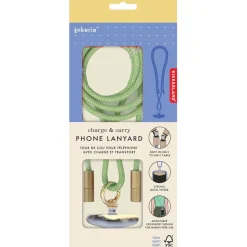 Inkerie Charge & Carry Phone Lanyard Blue