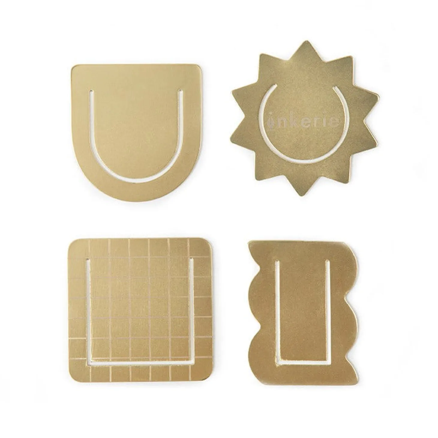 Inkerie 3 in 1 Metal Paper Clips