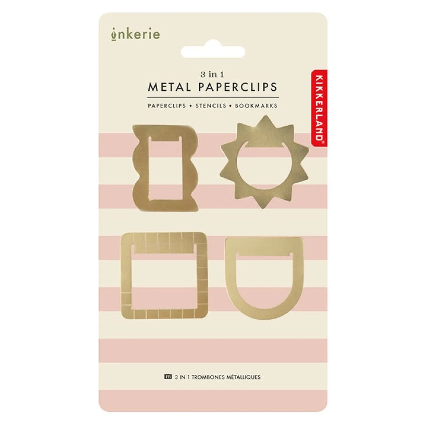 Inkerie 3 in 1 Metal Paper Clips