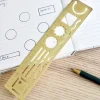 Inkerie 3 in 1 Metal Ruler