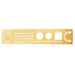 Inkerie 3 in 1 Metal Ruler
