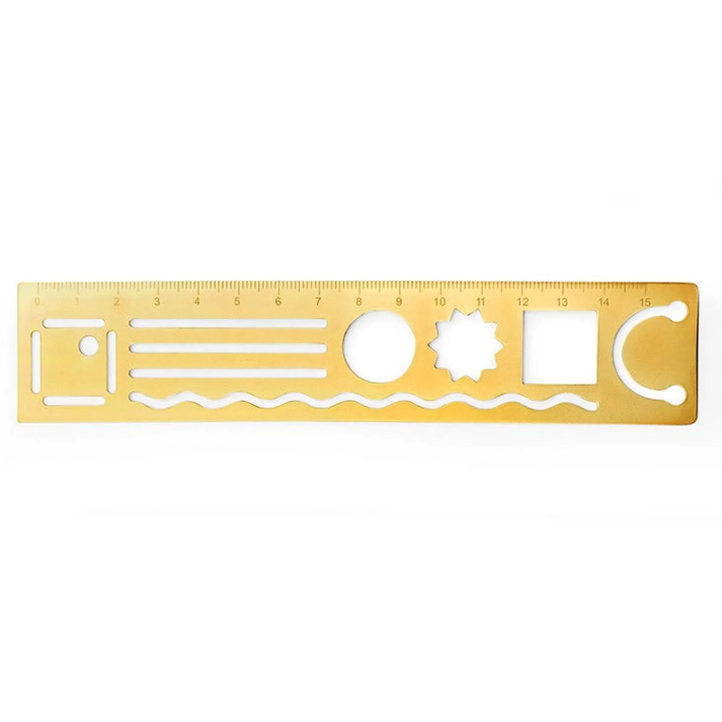 Inkerie 3 in 1 Metal Ruler