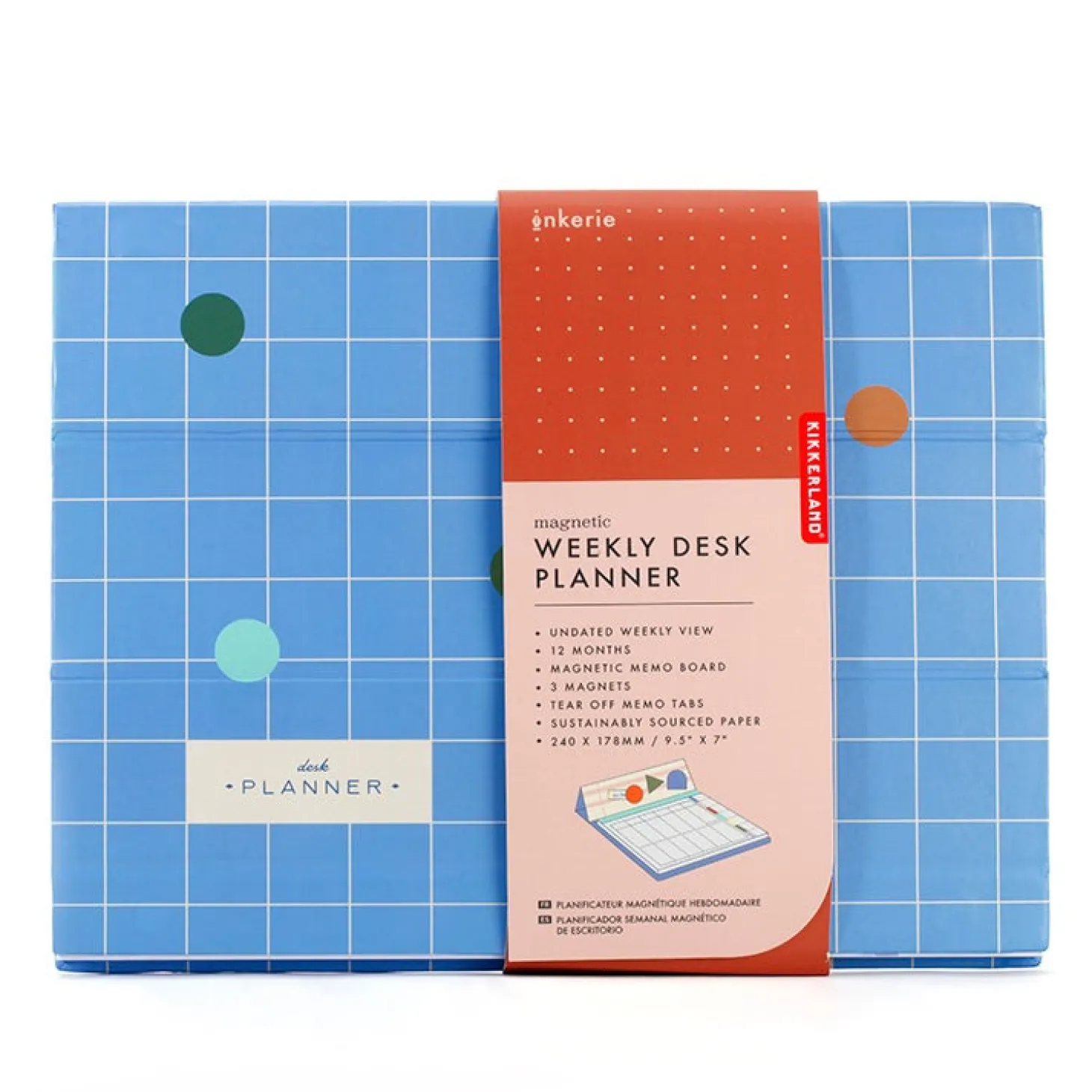 Inkerie Magnetic Weekly Desk Planner