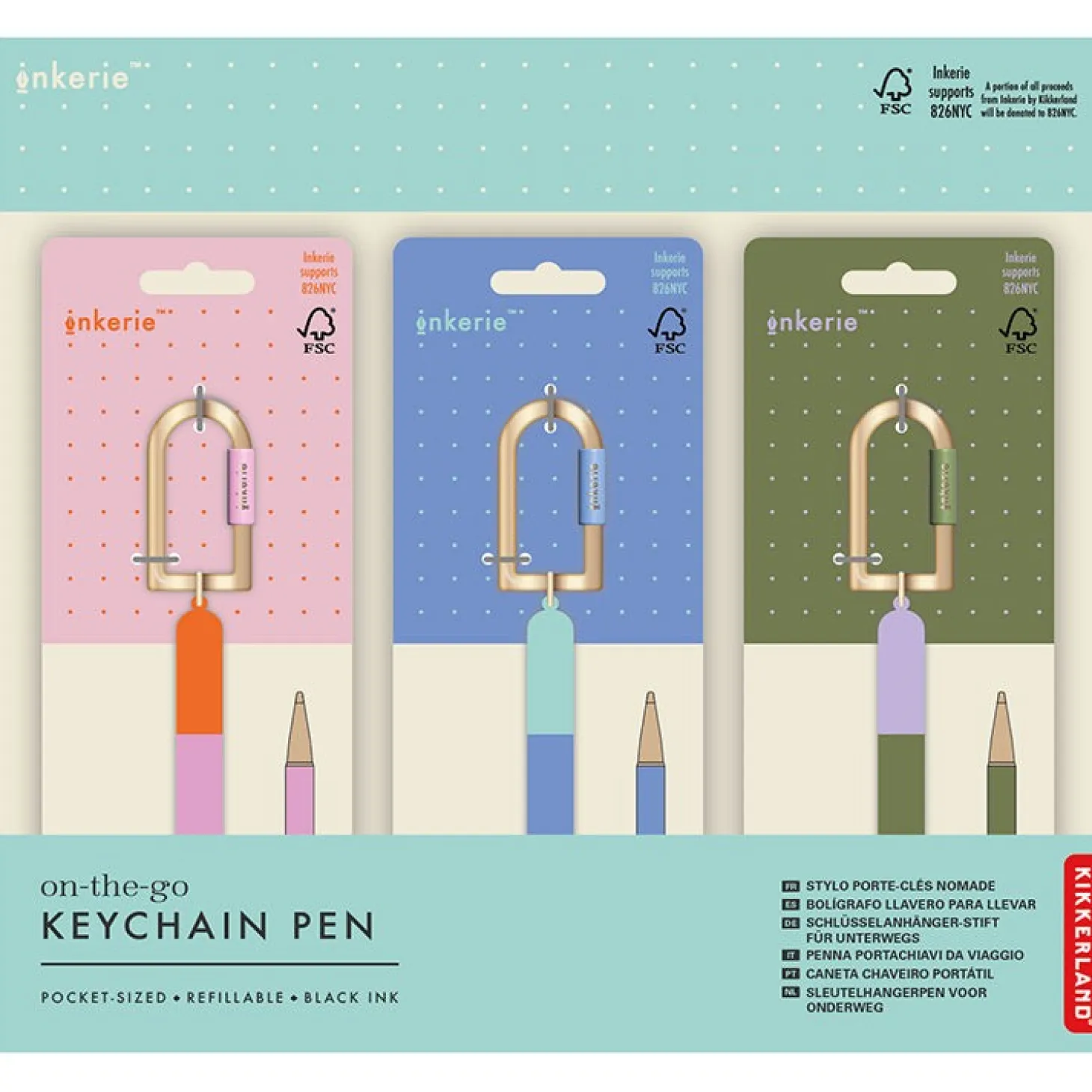 Inkerie On-the-go Keychain Pen