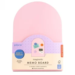 Inkerie Pink Magnetic Memo Board