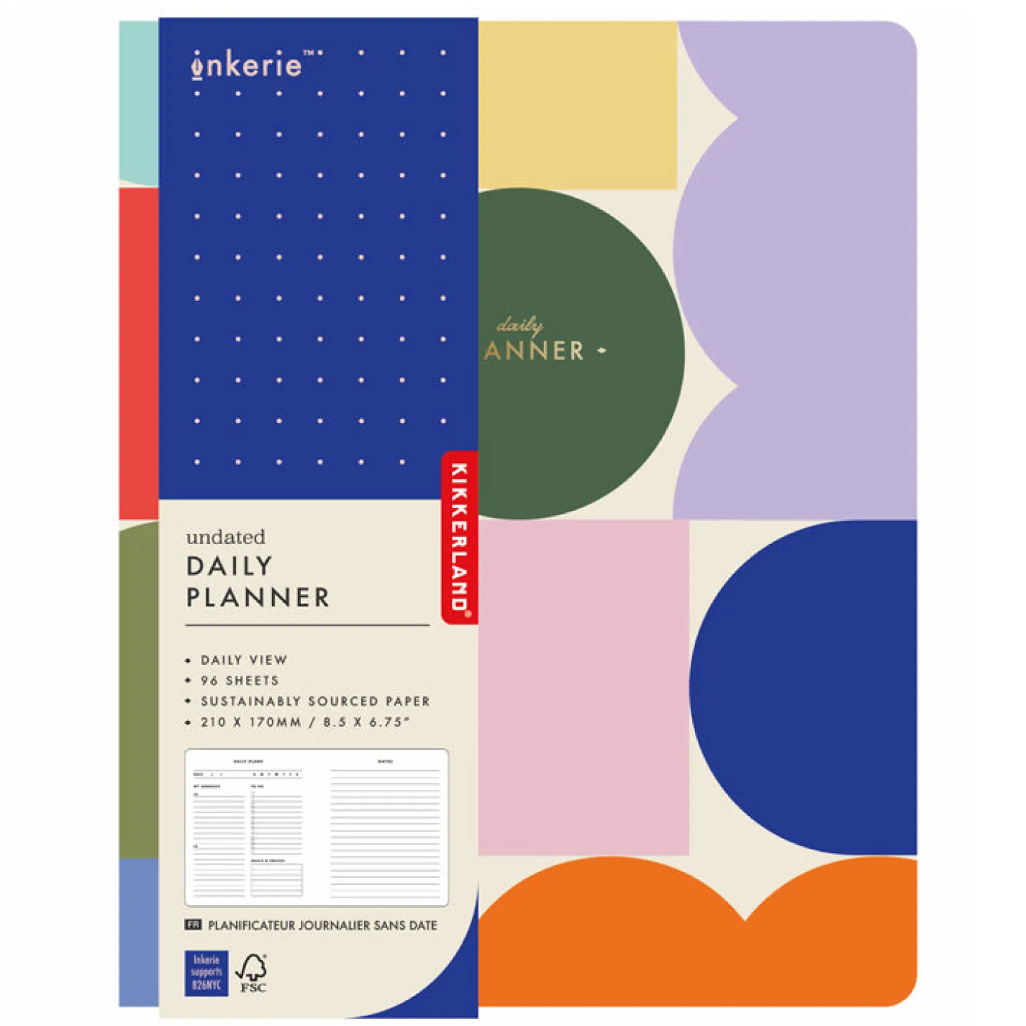 Inkerie Undated Daily Planner