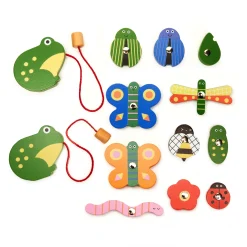 Kidoki Catch a Bug Wooden Fishing Game