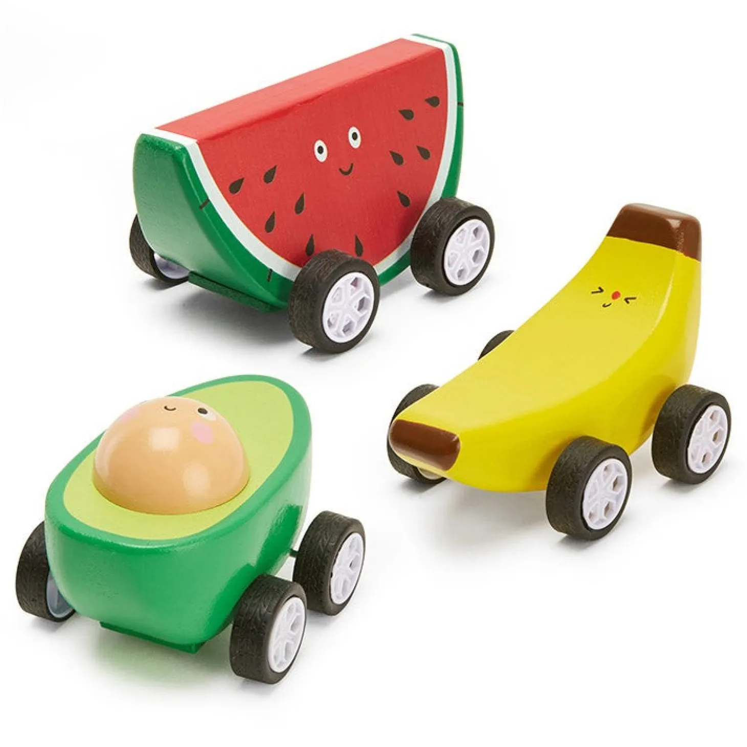Kidoki Fruit-Fun Pullback Cars
