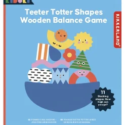 Kidoki Teeter Totter Shapes Wooden Balance Game