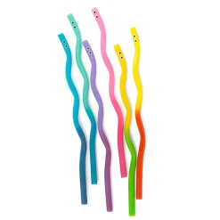 Kidoki Wiggly Worm Color Changing Straws