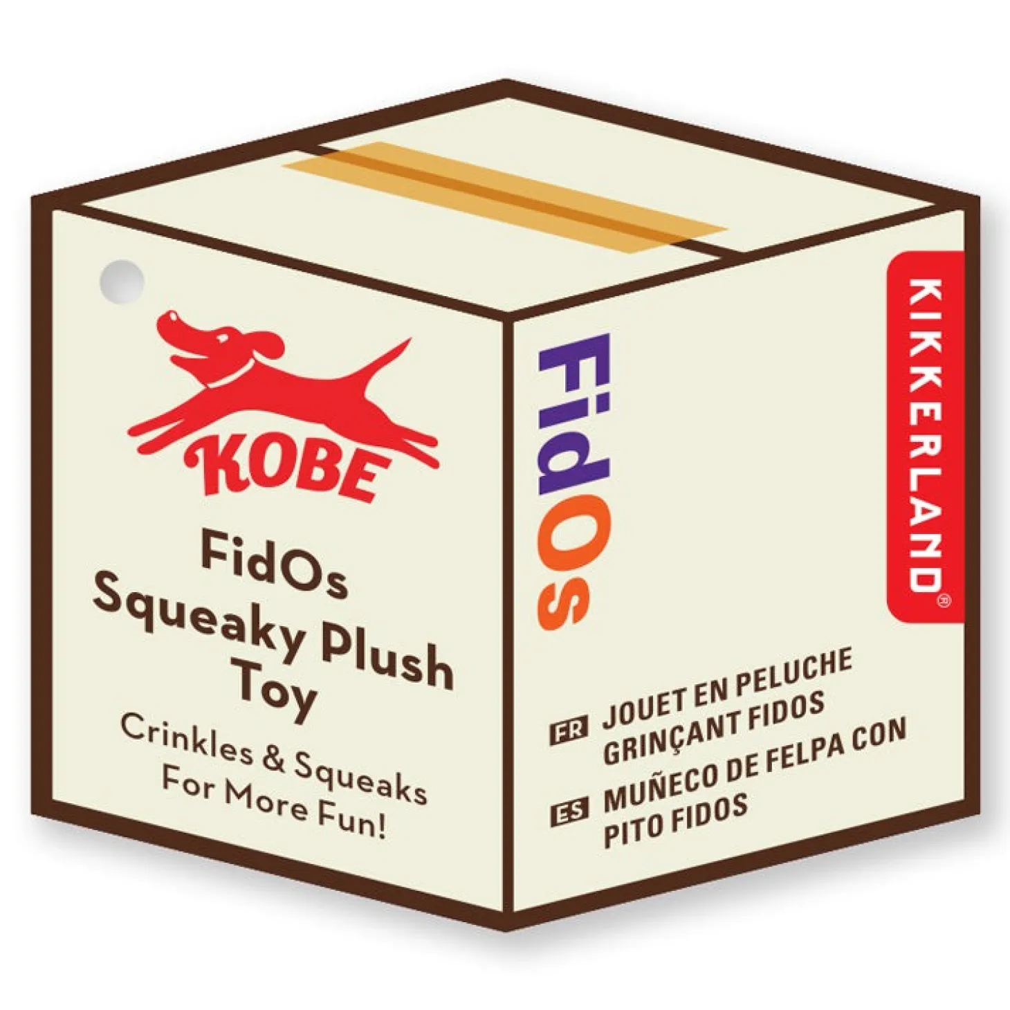 Kobe FidOs Squeeky Plush Toy