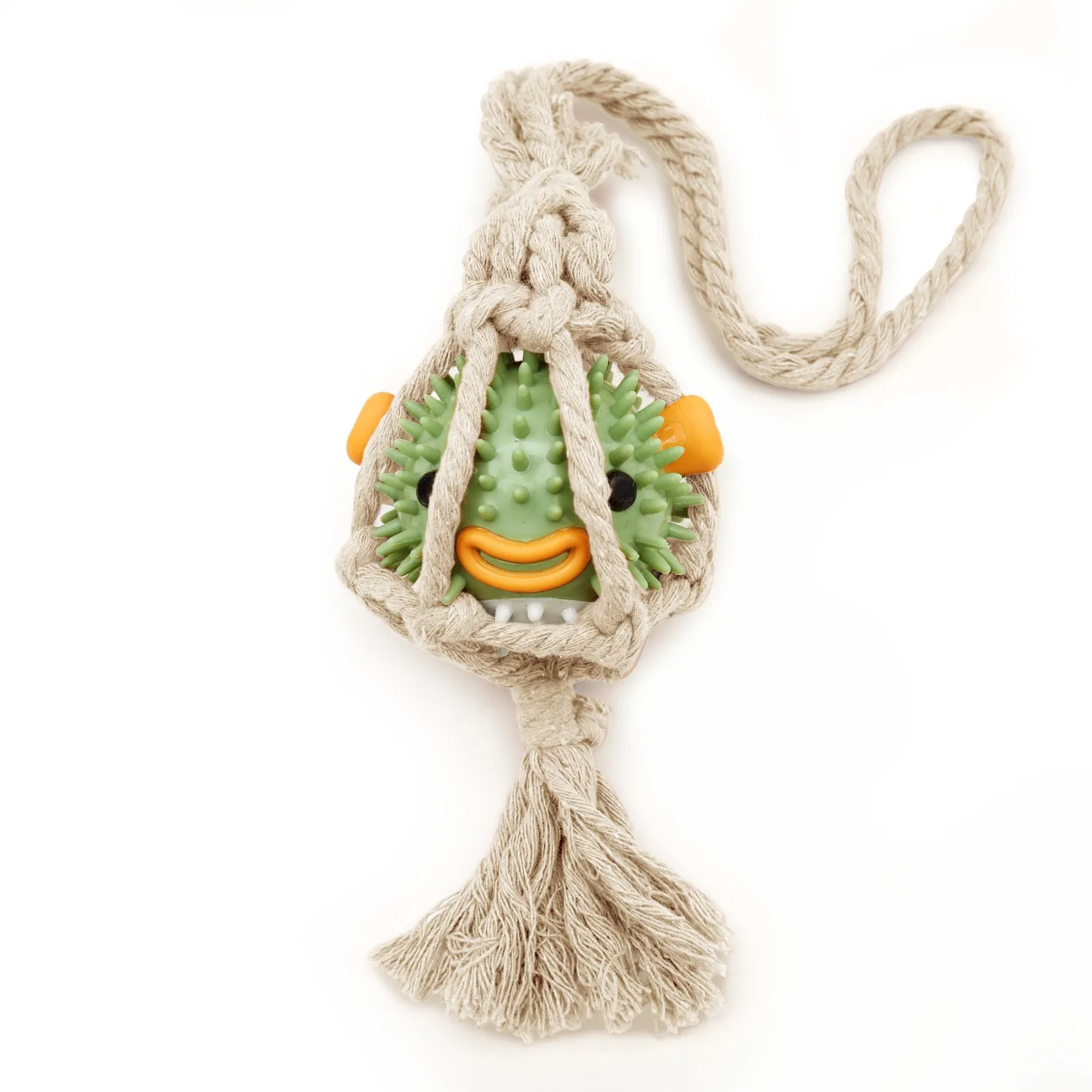 Kobe Pufferfish Tug Toy