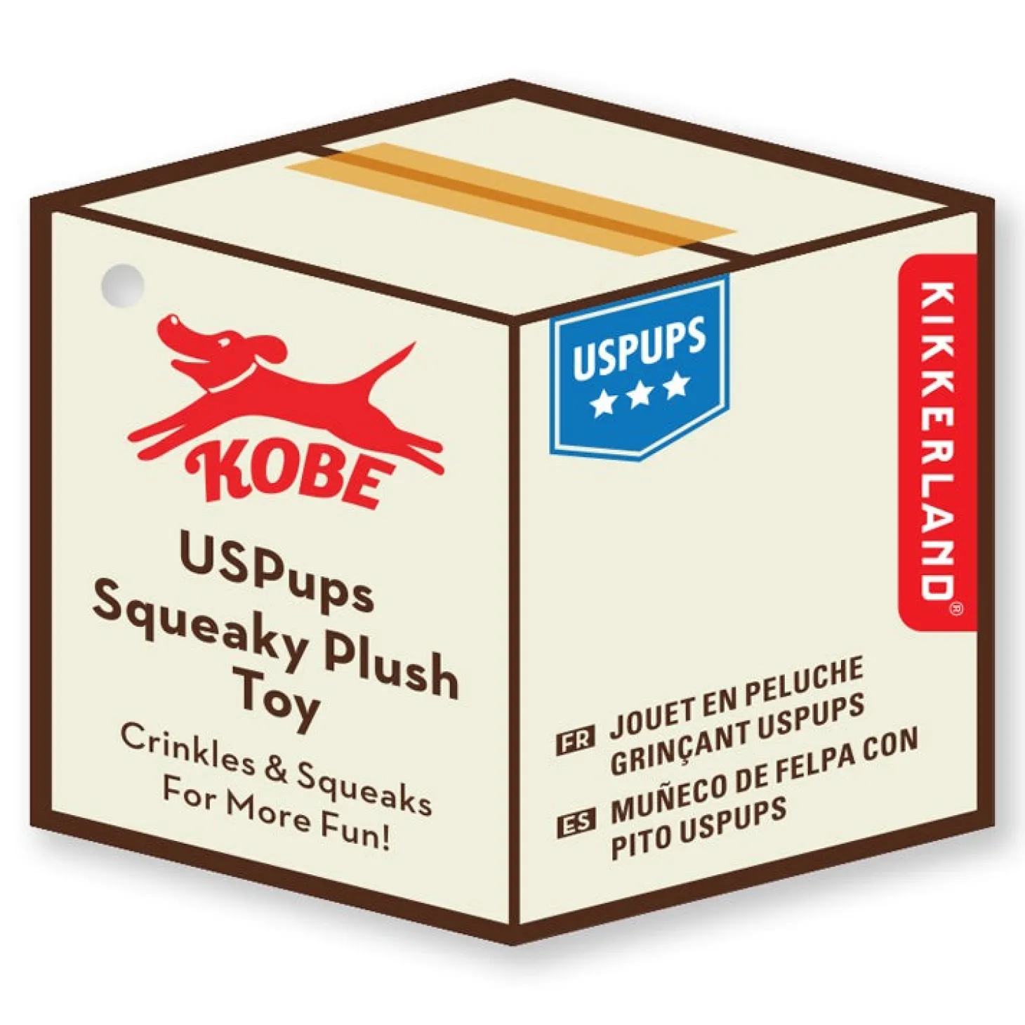 Kobe USPups Squeeky Plush Toy