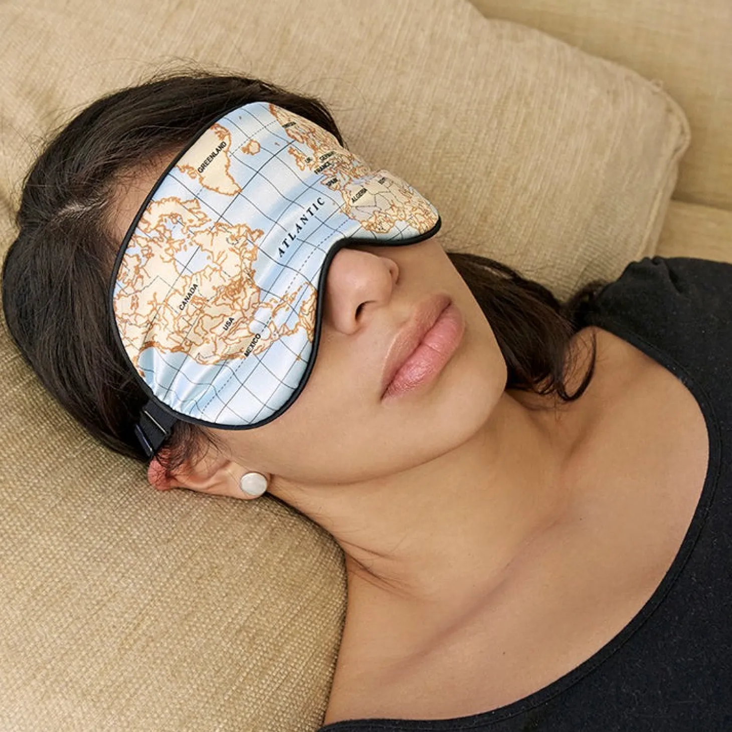 Maps Ultra Soft Sleep Mask