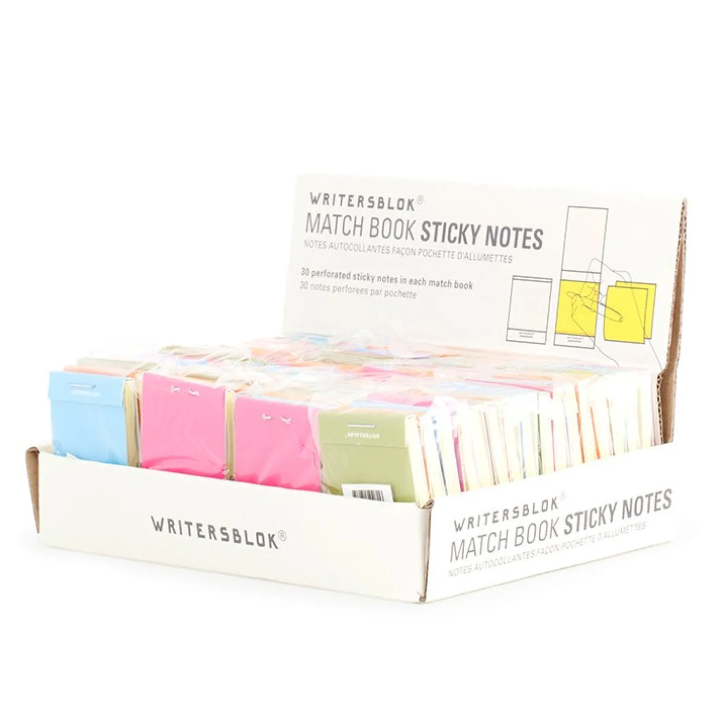 Matchbook Sticky Notes, Pack of 4