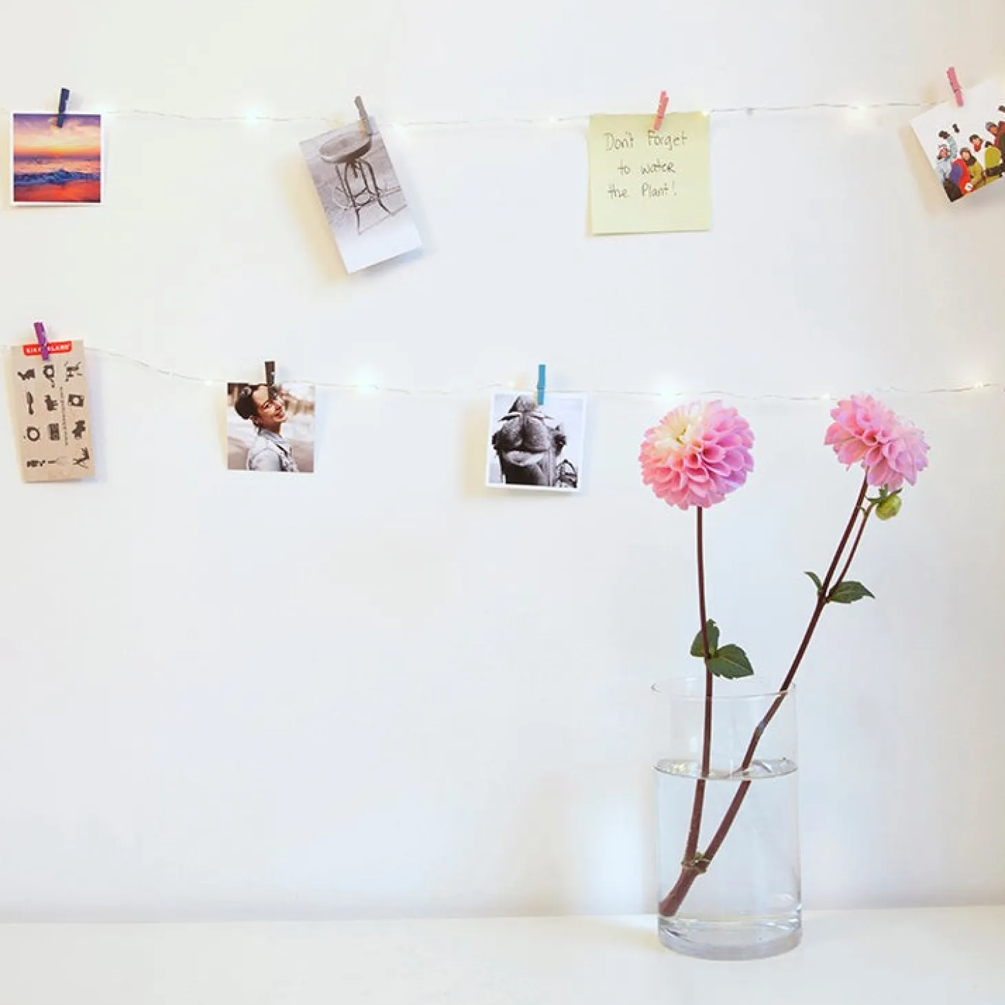 Mini Clothespin String Lights