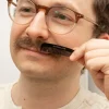Mini Mustache Comb