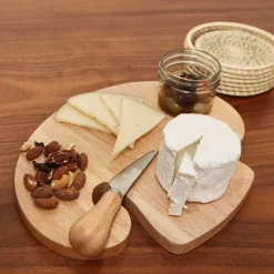 Mushroom Cutting Board & Knife