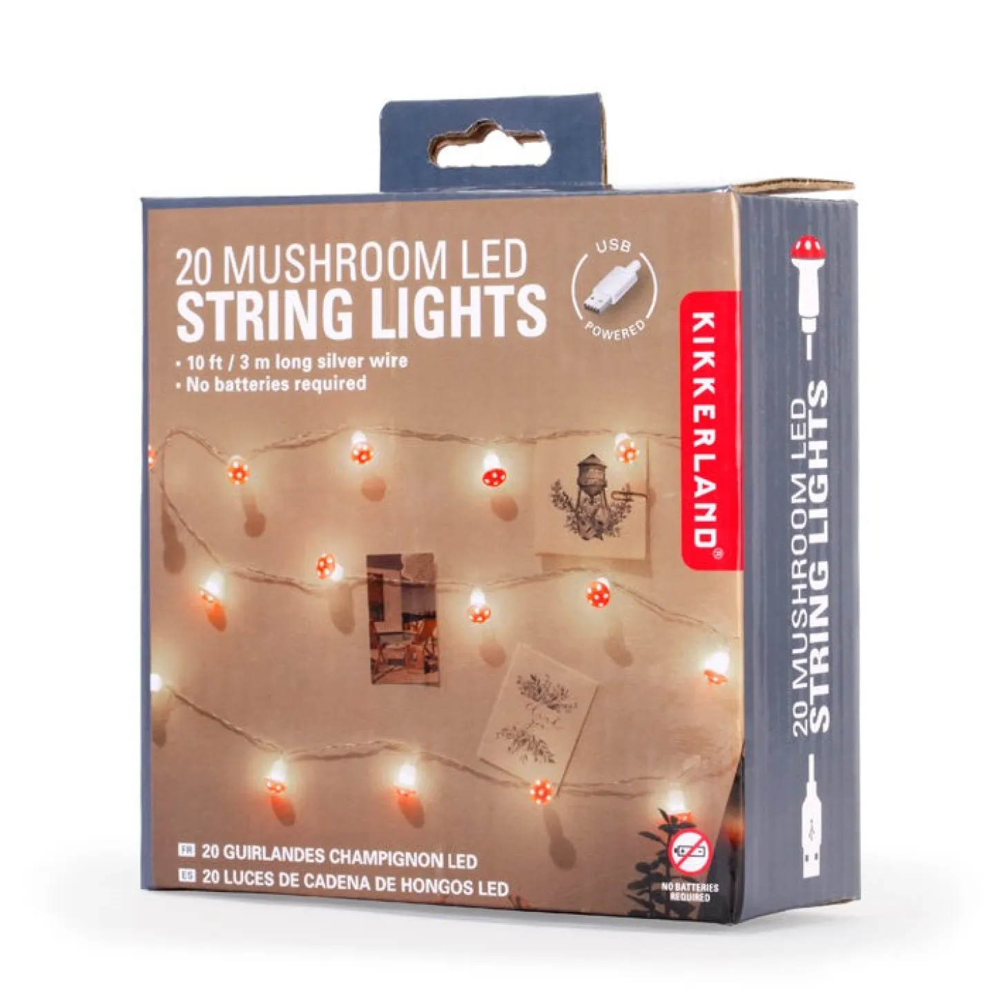 Mushroom String Lights 10 Ft