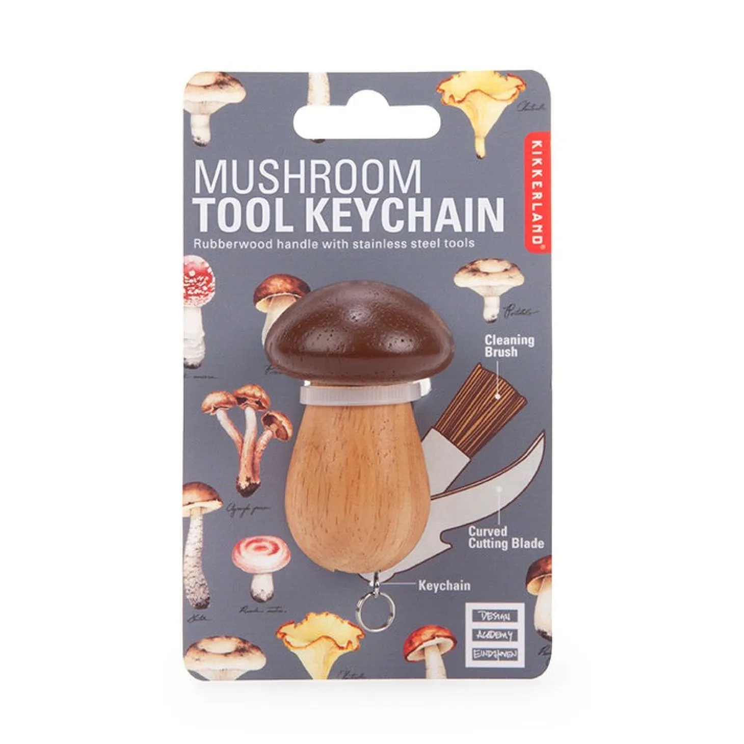 Mushroom Tool Keychain