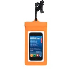 Orange Waterproof Phone Sleeve