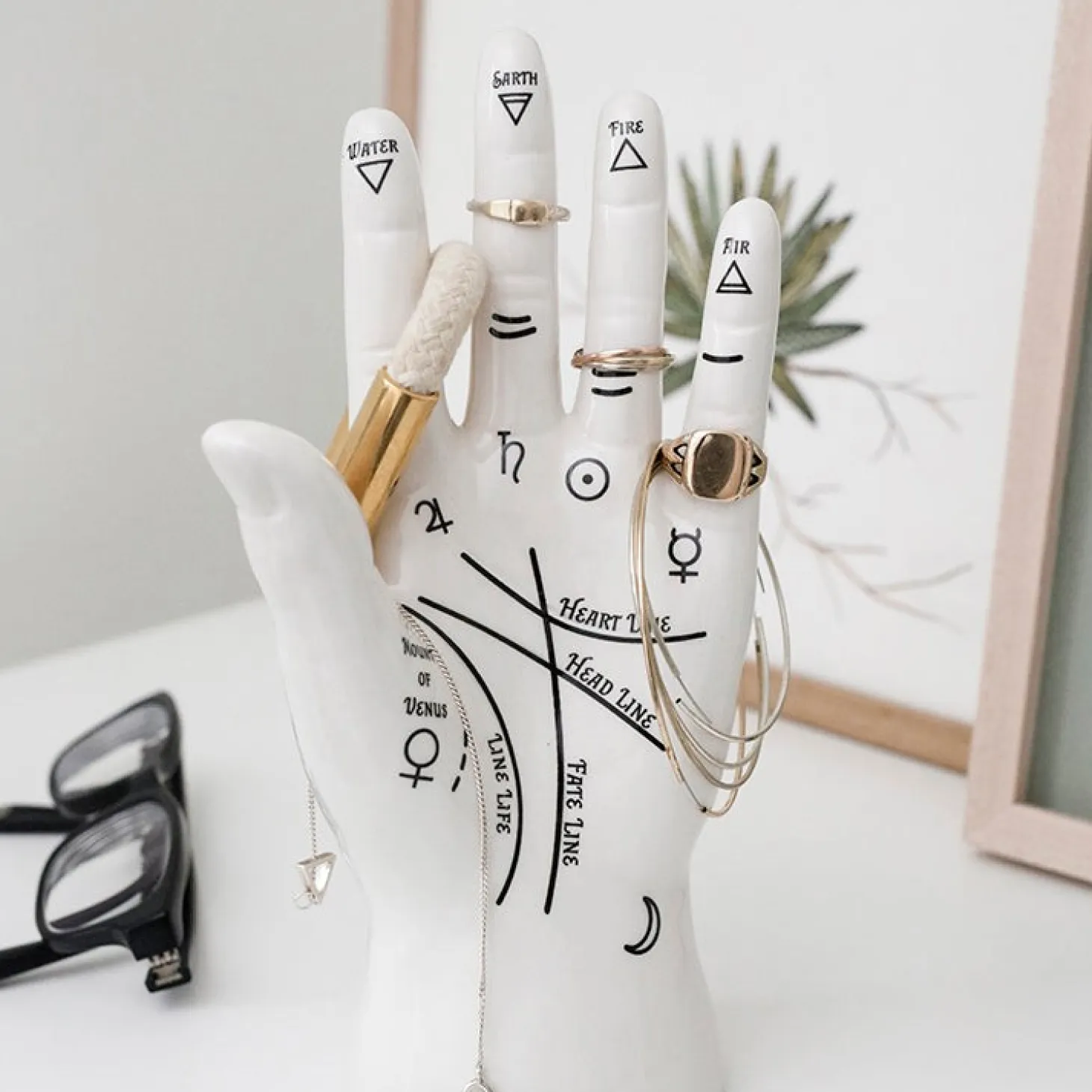 Palm Reader Jewelry Stand