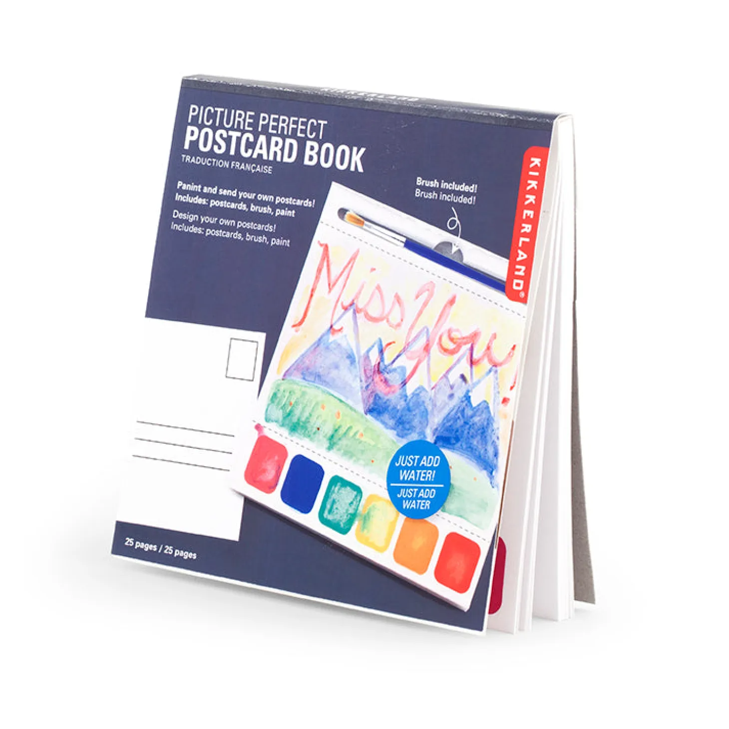 Postcard Paint Book