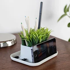 Potted Phone stand and Pen Holder
