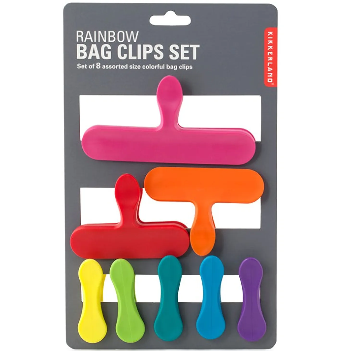 Rainbow Bag Clips Assortment